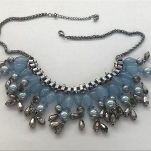 New sky blue/silver necklace.
